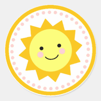 Sonnenschutzaufkleber - Punkte Runder Aufkleber