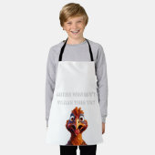 Sonnenschutzbügel, Erntedank Schürze (Getragen)