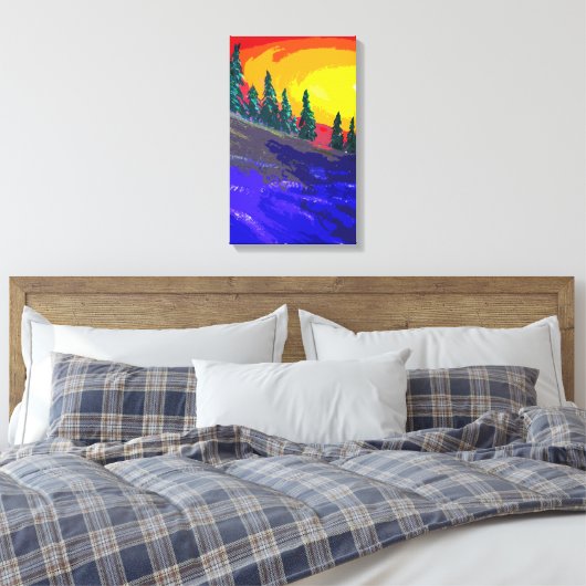 Sonnenschutzgebiet Leinwanddruck (Insitu (Schlafzimmer))