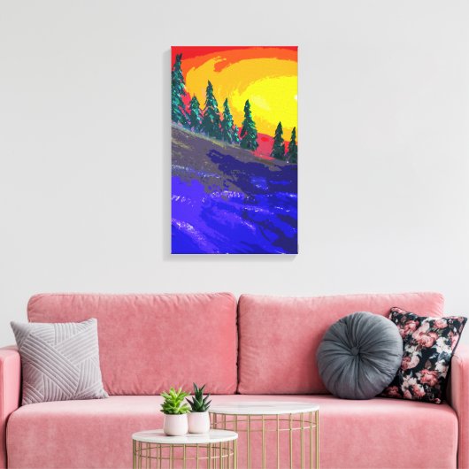 Sonnenschutzgebiet Leinwanddruck (Insitu (Wohnzimmer))