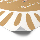 Sonnenschutzkarten und -geschenke Party Poster (Ecke)