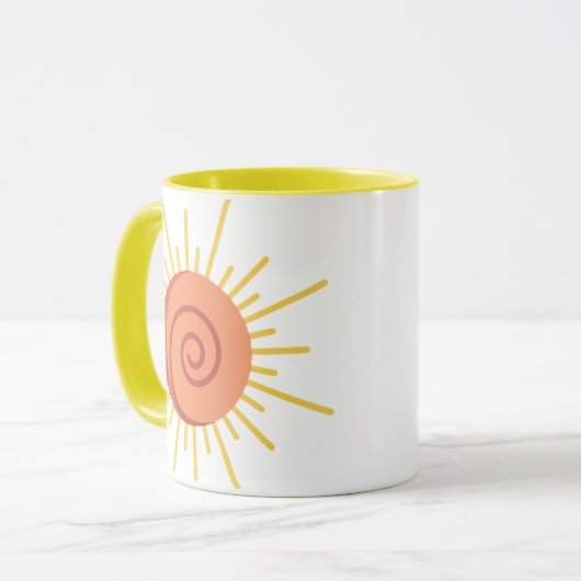 Sonnenschutzmittel Tasse (Vorderseite Links)