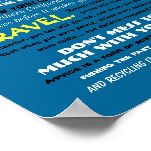 Sonnenschutzmittel tragen poster (Ecke)