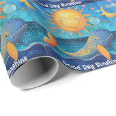 Sonnenschutzpapier am guten Tag Geschenkpapier (Rolleneckpunkt)