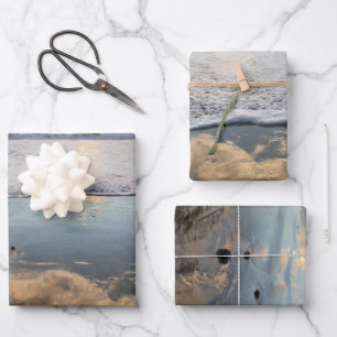 Sonnenschutzpapier für Sonnenuntergang Set 3 Geschenkpapier Set