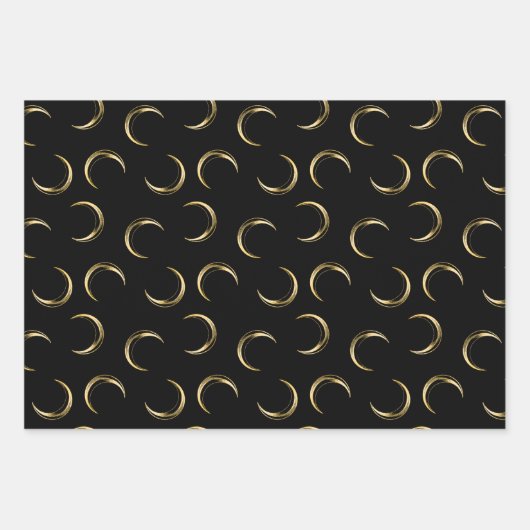 Sonnenschutzpapier und Mondumrandungspapier Set 3 Geschenkpapier Set (Vorderseite 2)