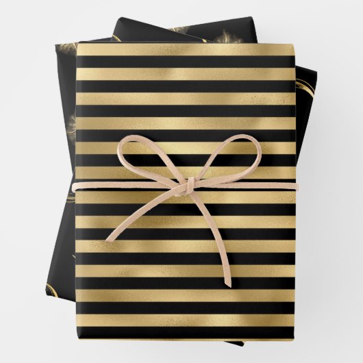 Sonnenschutzpapier und Mondumrandungspapier Set 3 Geschenkpapier Set (Beispiel)