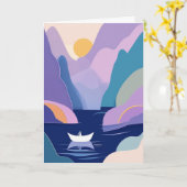 Sonnensee Spiegelung Karte (Gelbe Blume)