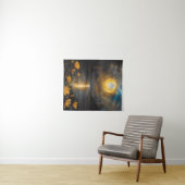 Sonnenseeanstrich mit Blume Wandteppich (Beispiel (Horizontal))