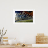 Sonnenseebeet auf dem Florida-Strand Poster (Küche)