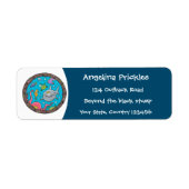 Sonnenseebewohner unter Wasser zeichnend Cartoon (Vorne)