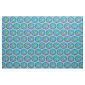 Sonnenseebewohner unter Wasser zeichnend Cartoon Stoff (Fat Quarter (45,7 x 55,9 cm))