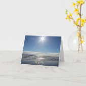 Sonnenseewellen Ruhige Karte (Gelbe Blume)