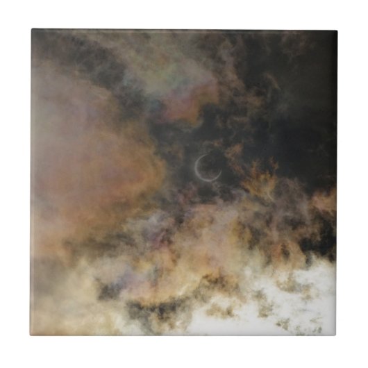 Sonnensegel und Wolken Fliese (Vorderseite)