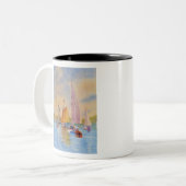 Sonnensegel Zweifarbige Tasse (Vorderseite Links)