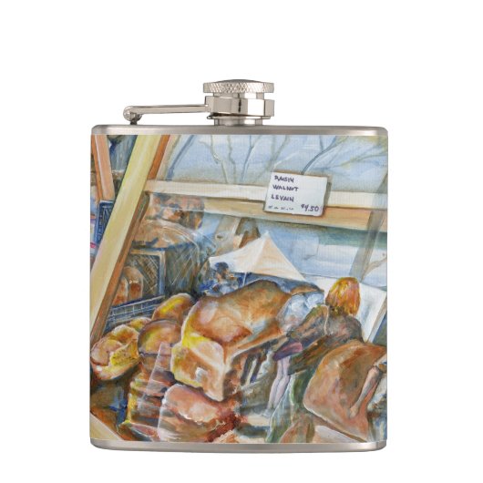 Sonnenseite der Wahnsinn Flachmann (Vorderseite)