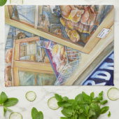 Sonnenseite der Wahnsinn Küchentuch (Gefaltet)