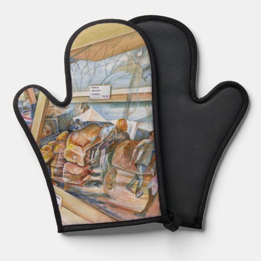 Sonnenseite der Wahnsinn Ofenhandschuh (Vorderseite/Rückseite)