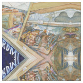 Sonnenseite der Wahnsinn Stoff (Nahaufnahme)