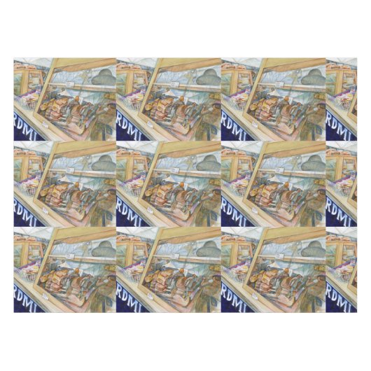 Sonnenseite der Wahnsinn Tischdecke (Vorderseite (Horizontal))
