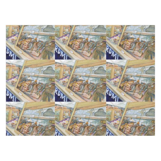 Sonnenseite der Wahnsinn Tischdecke (Vorderseite (Horizontal))