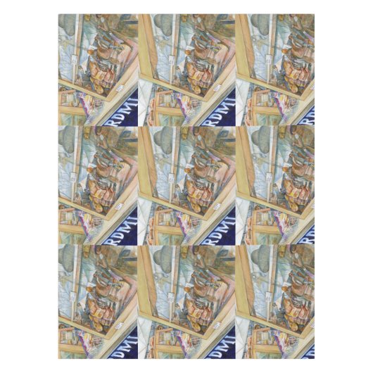 Sonnenseite der Wahnsinn Tischdecke (Vorderseite)