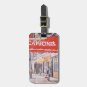 Sonnenseite der zweiten Straße Gepäckanhänger (Vorderseite vertikal)