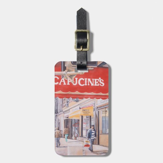 Sonnenseite der zweiten Straße Gepäckanhänger (Vorderseite vertikal)