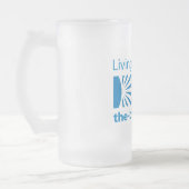 Sonnenseite Mattglas Bierglas (Links)