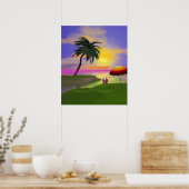 Sonnenseite Poster (Küche)