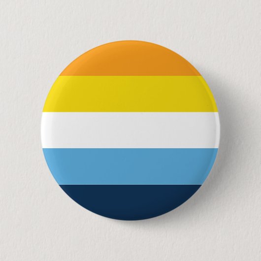 Sonnenset Aroace Flag LGBT Symbol Monat Button (Vorderseite)