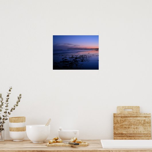 Sonnenset Beach Foto Poster (Küche)