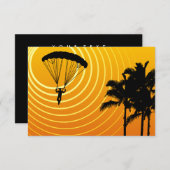 Sonnenskydiving Einladung (Vorne/Hinten)