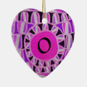SONNENSOLARENERGIEVALENTINS DACHHERZMONOGRAM KERAMIKORNAMENT (Rechts)