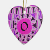 SONNENSOLARENERGIEVALENTINS DACHHERZMONOGRAM KERAMIKORNAMENT (Links)