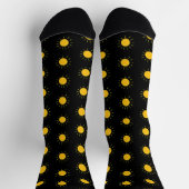 Sonnensonne Schwarz Socken (Oben)
