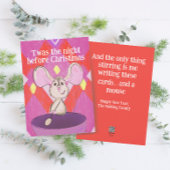 Sonnenspätlicht nach Weihnachten Neujahrskarte