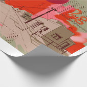 Sonnenstadt Geschenkpapier (Ecke)