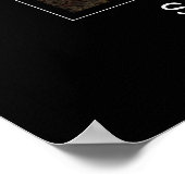 Sonnenstrahl bei Lipan Point 4859 Black Poster (Ecke)