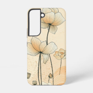 Sonnenstrahl-Blüten-Handyhülle Samsung Galaxy Hülle