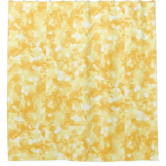 Sonnenstrahl Gelb Duschvorhang (Vorderseite)