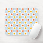 Sonnenstrahl gestreiftes Schachbrett-Mauspad Mousepad (Mit Mouse)