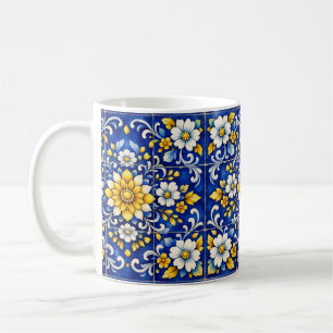 Sonnenstrahl-Kachel-Energie-Tasse Kaffeetasse