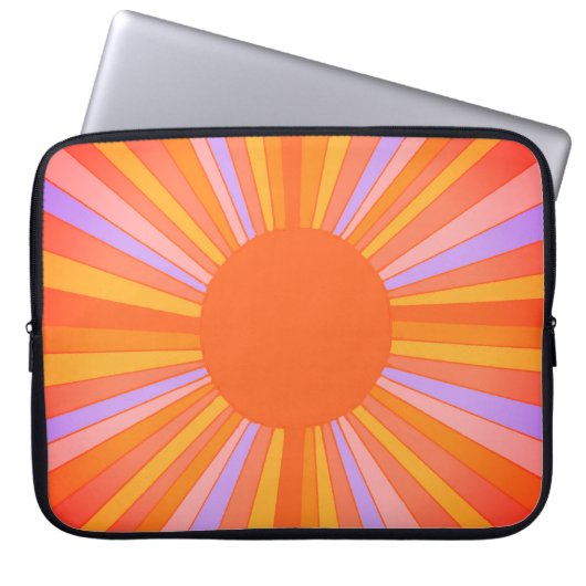 Sonnenstrahl Laptopschutzhülle (Vorderseite)