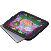 Sonnenstrahl Laptopschutzhülle (Vorne Knopf)