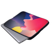 Sonnenstrahl - Lebhafter Abstrakter Berg Laptopschutzhülle (Vorne Knopf)