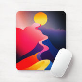 Sonnenstrahl - Lebhafter Abstrakter Berg Mousepad (Mit Mouse)