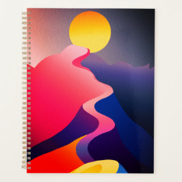 Sonnenstrahl - Lebhafter Abstrakter Berg Planer