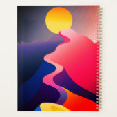 Sonnenstrahl - Lebhafter Abstrakter Berg Planer (Rückseite)