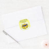 Sonnenstrahl Runder Aufkleber (Umschlag)